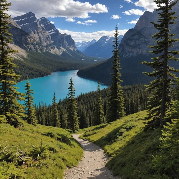 Quels sont les meilleurs itinéraires pour une randonnée dans le parc national de Banff, Canada?