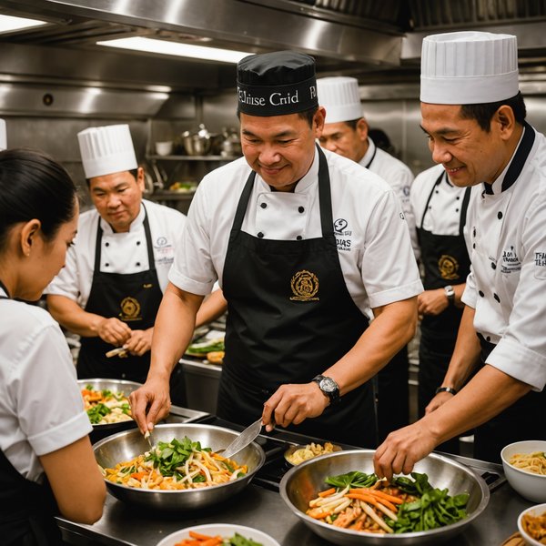 Quelle croisière propose des ateliers de cuisine thaïlandaise avec des chefs locaux ?