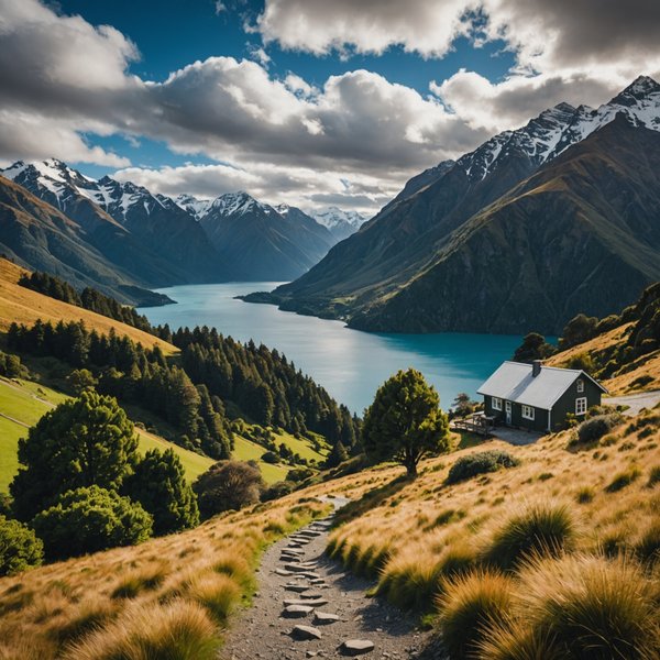 Quels sont les meilleurs endroits pour louer une maison de vacances en Nouvelle-Zélande avec des randonnées et des cours de photographie de paysages?